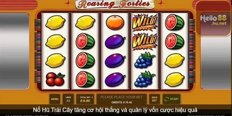 Mẹo chơi nổ hũ trái cây để tăng cơ hội thắng hiệu quả